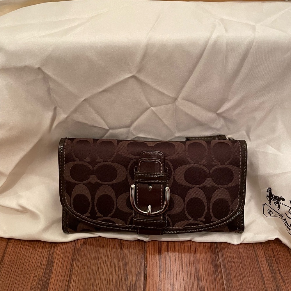 Coach full-size signature wallet